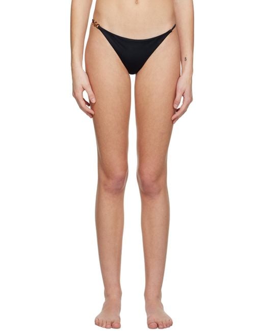 Versace Black Medusa Detailed Bikini Briefs