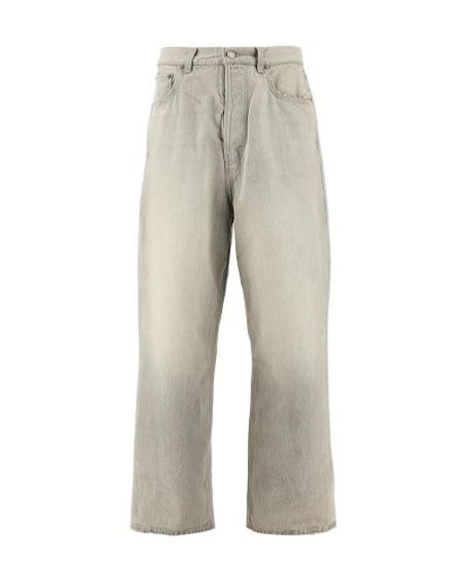 Haikure Gray Belt Loop Jeans for men