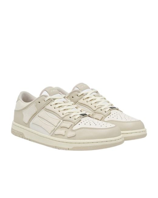 Amiri White Skel Low-Top Sneakers