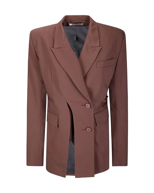 OTTOLINGER Brown Long-Sleeved Suit Jacket