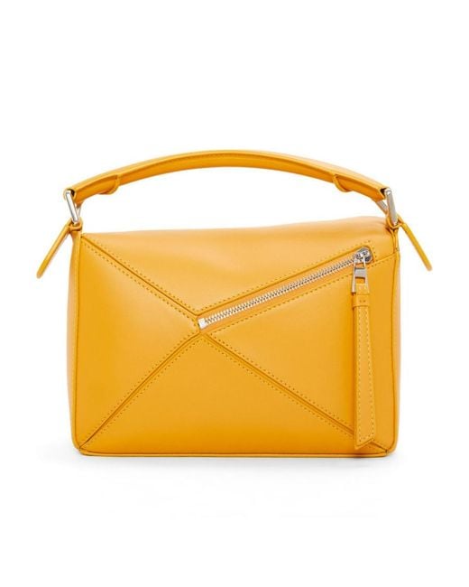 Loewe Metallic Small Puzzle Bag