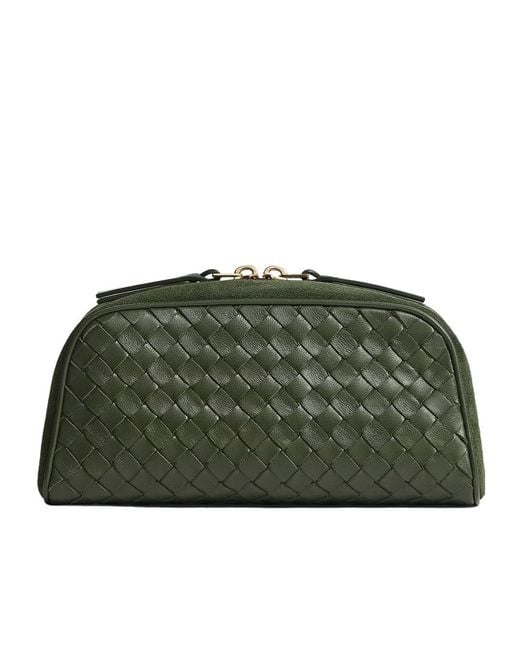 Bottega Veneta Green Small Nodo Pouch