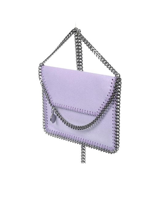 Stella McCartney Purple Falabella Chain Shoulder Bag