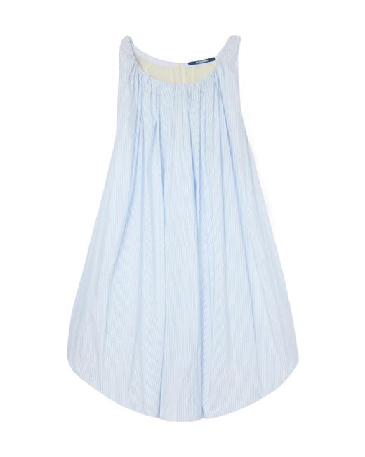 Jacquemus Blue Elegant Mini Dress For