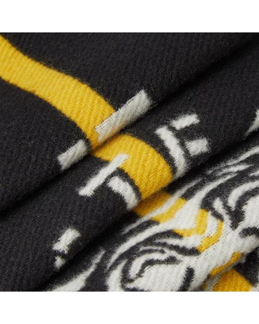 Fendi White And Wool And Cashmere 5 Sisters Scarf