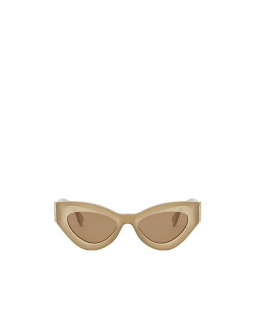 Fendi Natural Eyewear Cat-Eye Frame Sunglasses