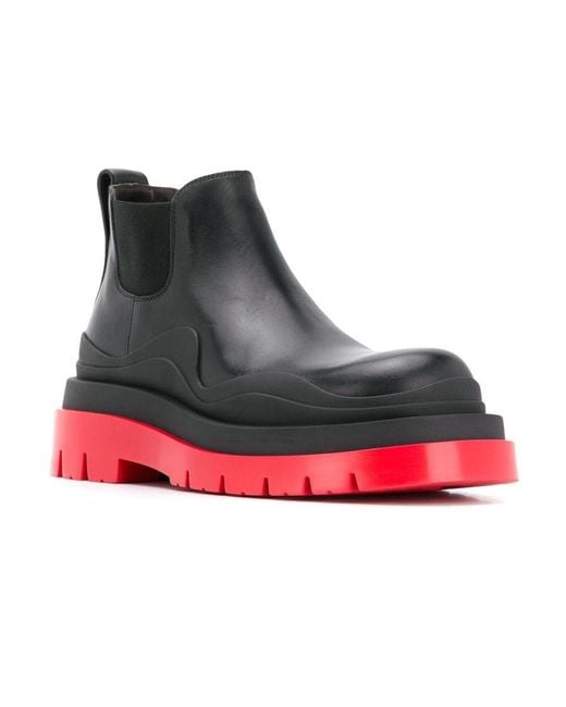Bottega Veneta Multicolor Tire Chelsea Boots