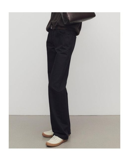 The Row Black Carlyl Five-Pocket Jeans