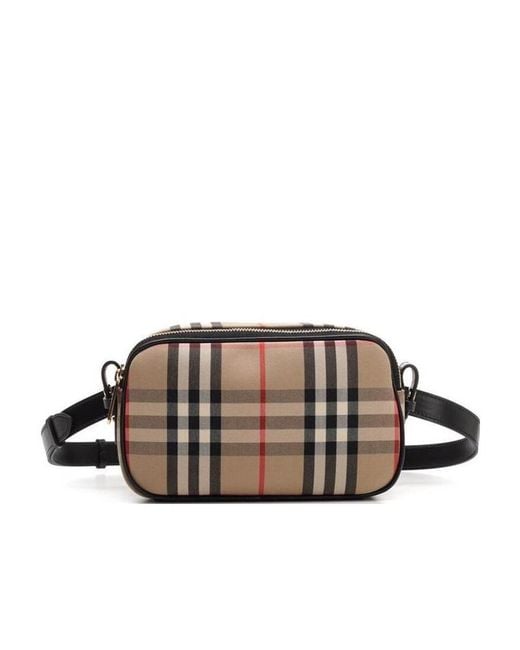 Burberry Brown Vintage Check Belt Bag