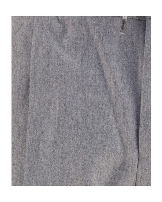 Pt Pantaloni Gray Drawstring Casual Pants for men
