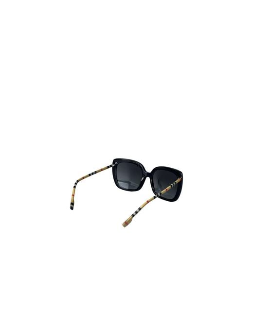 Burberry White Eyewear Square Frame Sunglasses