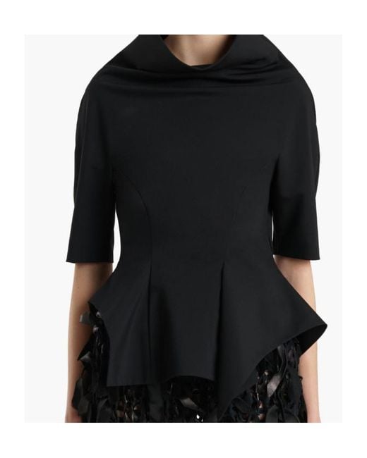 Khaite Black Pippa Top