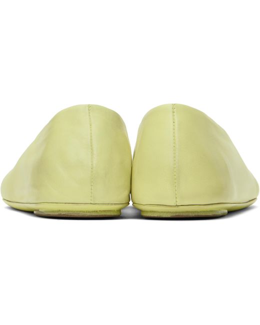Marsèll Yellow Sfoglia Ballet Flats