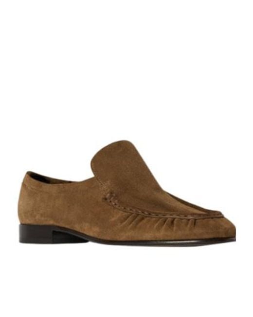 The Row Brown Soft Moccasin Two for men