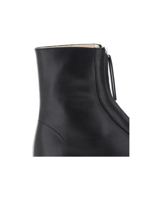 The Row Black Zipped Ankle Boots