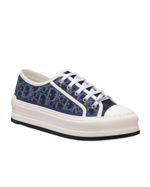Dior Blue Walk'N' Platform Sneaker