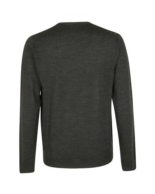 Paolo Pecora Green Crew Neck Sweater for men