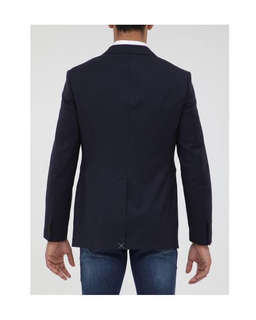 Tonello Blue Single-Breasted Jacket for men