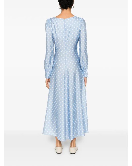 Posse Blue Long-Sleeved Dress