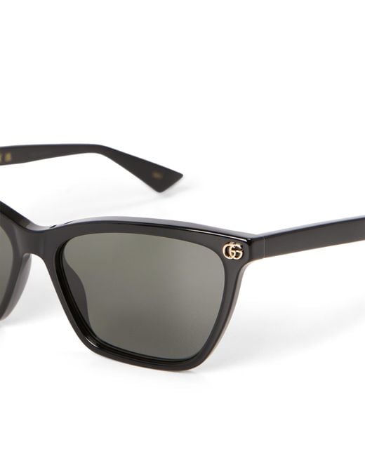 Gucci White Square Sunglasses