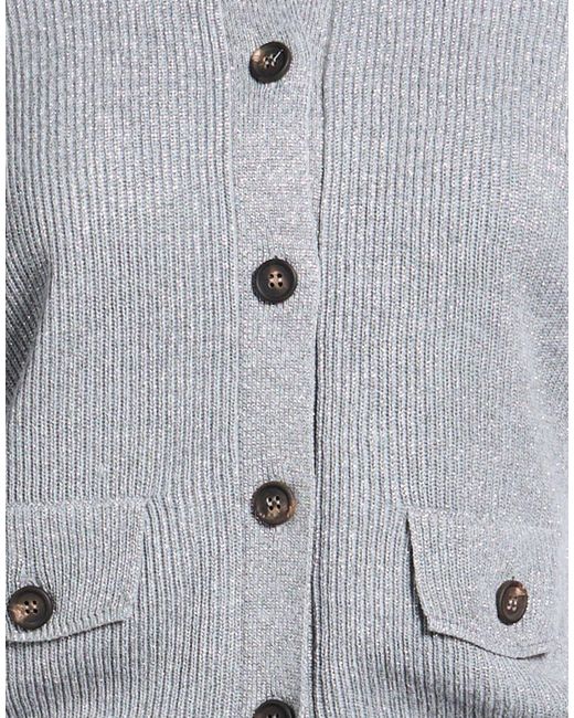 Brunello Cucinelli Gray Simple Solid-Color Sleeveless Top