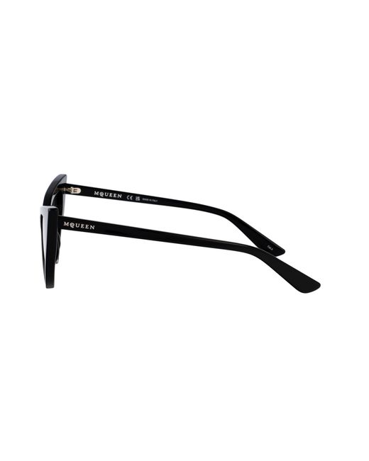 McQueen Black Eyewear Cat Eye Frame Sunglasses