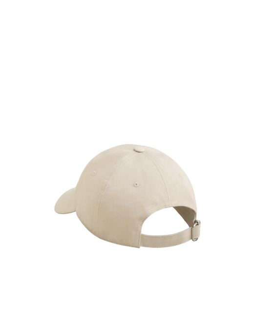 Marni White Logo Embroidered Curved-Peak Baseball Cap for men