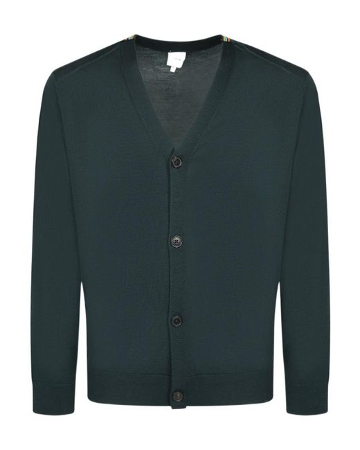 Paul Smith Green Long-Sleeve Cardigan for men
