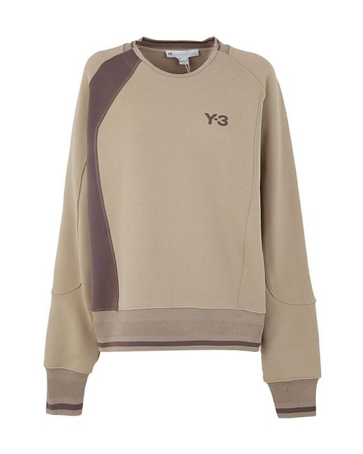 Y-3 Natural Logo Long-Sleeved Sweater for men