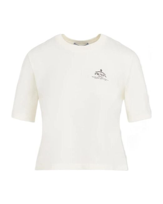 Prada White Giracollo