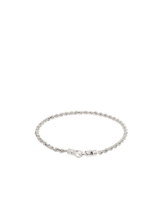 Tom Wood White Rope Bracelet for men