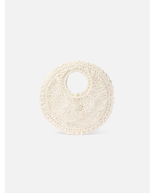 Jacquemus Natural The Spiaggia Small Round Bag