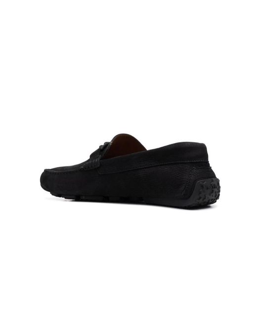 Bally Black Logo Loafers for men
