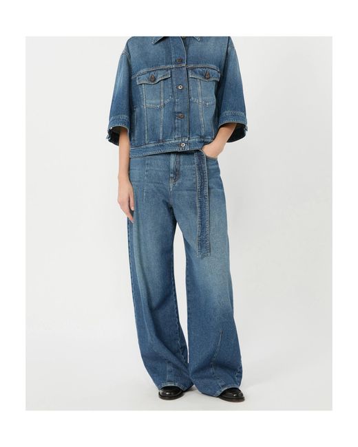 Weekend by Maxmara Blue Belt Loop Jeans
