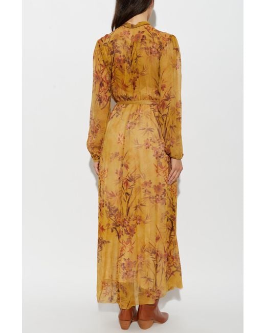 Forte_forte Metallic Long-Sleeved Dress