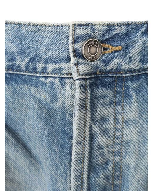 Saint Laurent Blue Long Mick Jeans for men