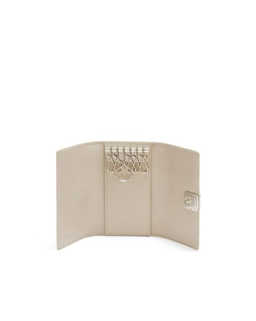 Loewe Natural Anagram Key Case