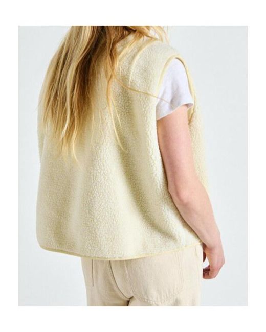 American Vintage Natural Hoktown Fleece Vest