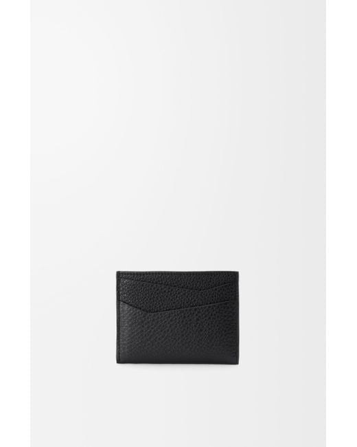 Loewe Black Puzzle Plain Card Holder for men