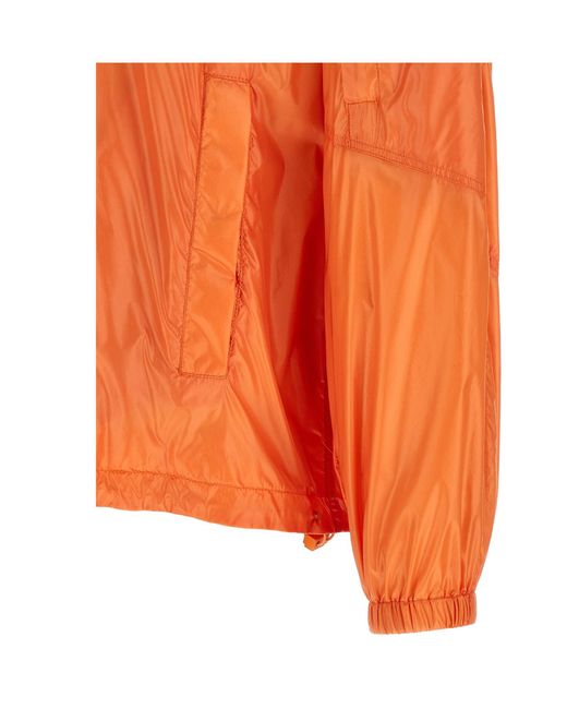 Herno Orange Laminar Packable Hooded Performance Jacket for men