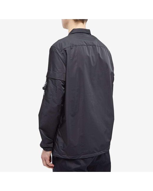 Givenchy Black 4G Buckled Pocket Overshirt for men