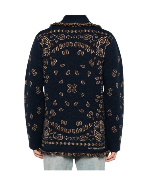 Alanui Blue Cardigans for men