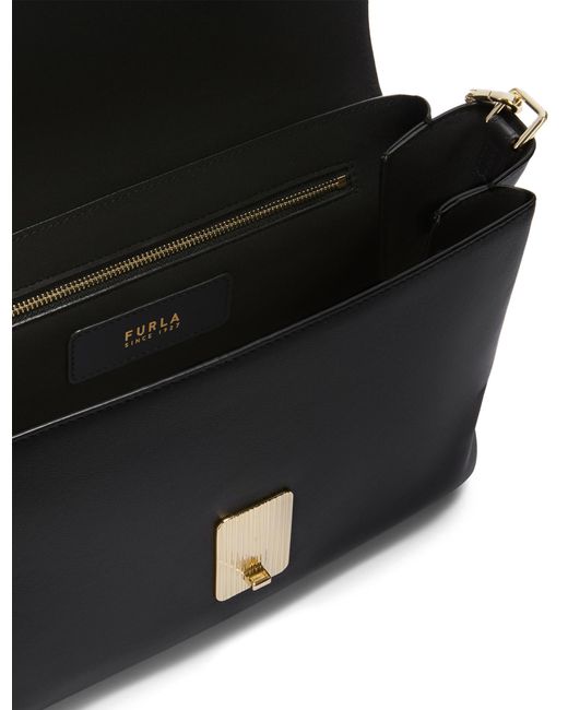 Furla Black Meridiana Crossbody Bag