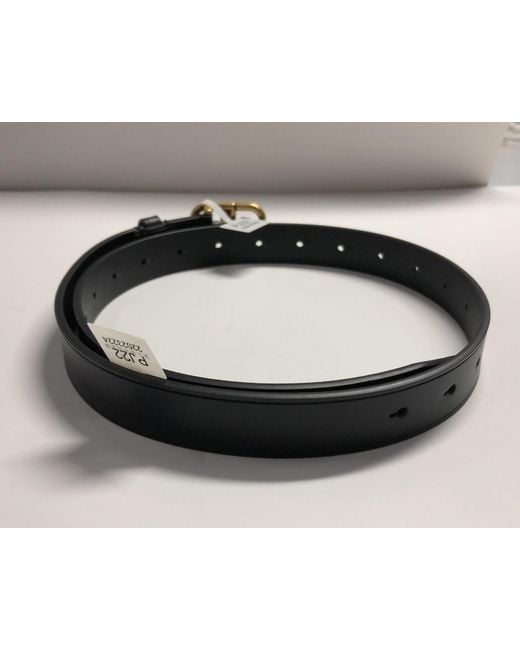 Balenciaga White Bb Buckle Belt