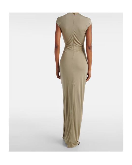 Christopher Esber Multicolor Duo Bezel Quartz Jersey Maxi Dress