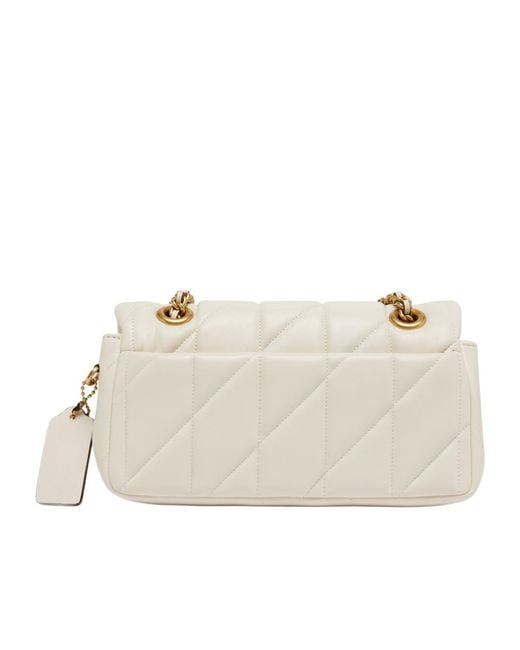 COACH Natural Quilted Tabby 20 Shoulder Bag