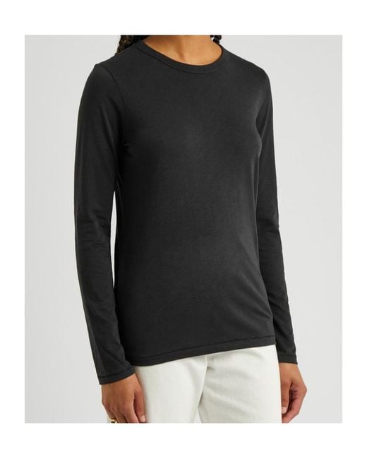 Rag & Bone Black Long-Sleeved T-Shirt