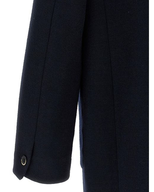 Barena Blue Baron Single-Breasted Coat for men
