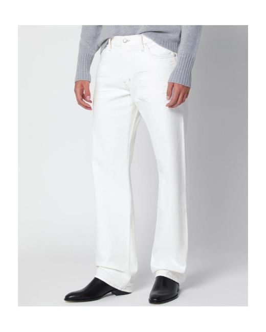 Tom Ford Black Jeans With Biker-Effect Details for men