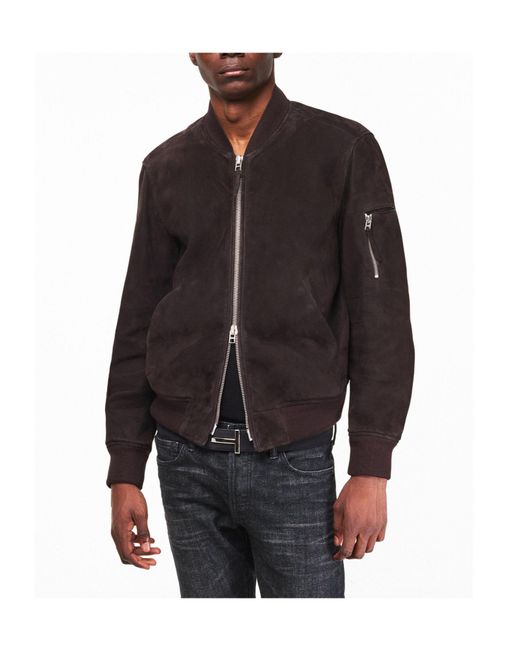 Tom Ford Black Baseball-Collar Bomber Jacket for men